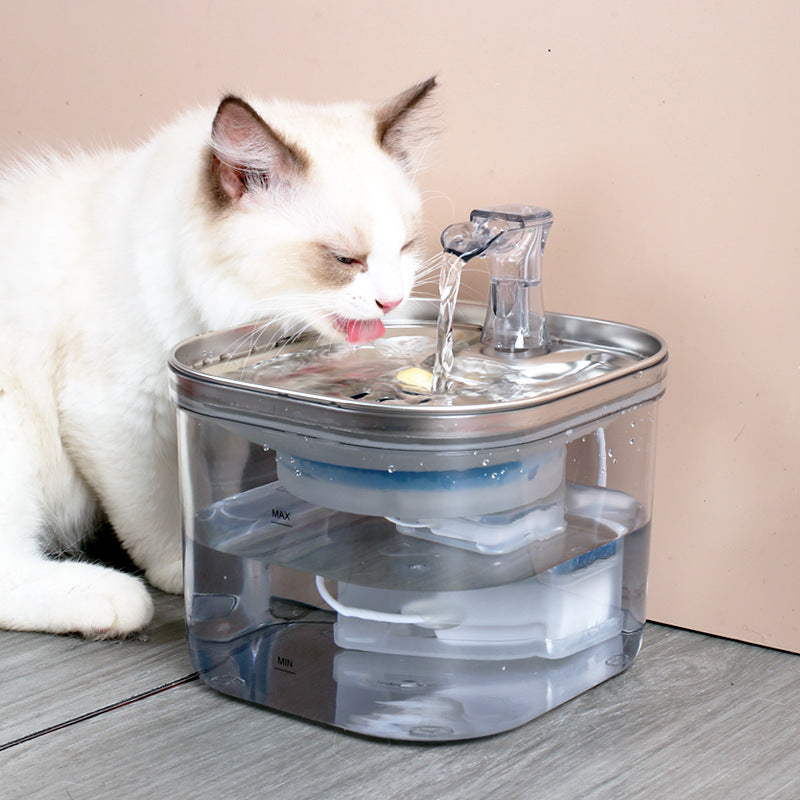 Fleecy Stainless Steel Auto-Circulation Fountain