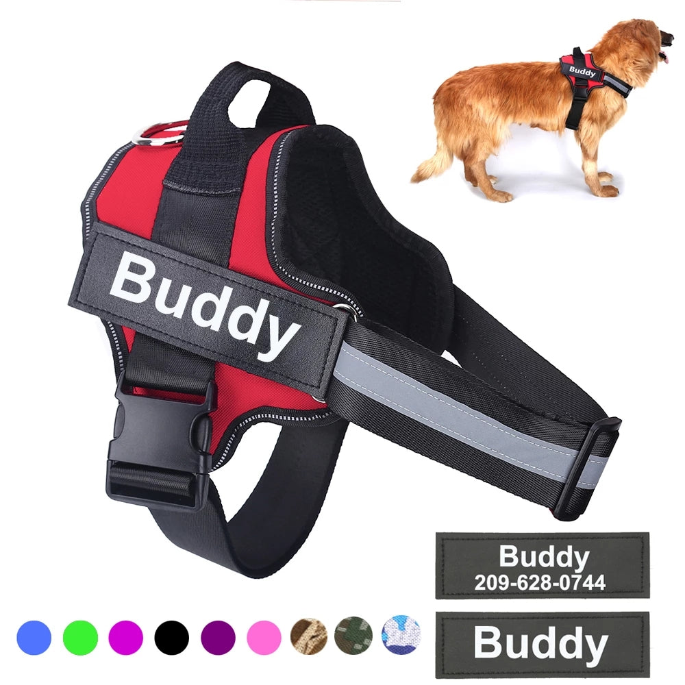 Fleecy Personalized No-Pull Harness