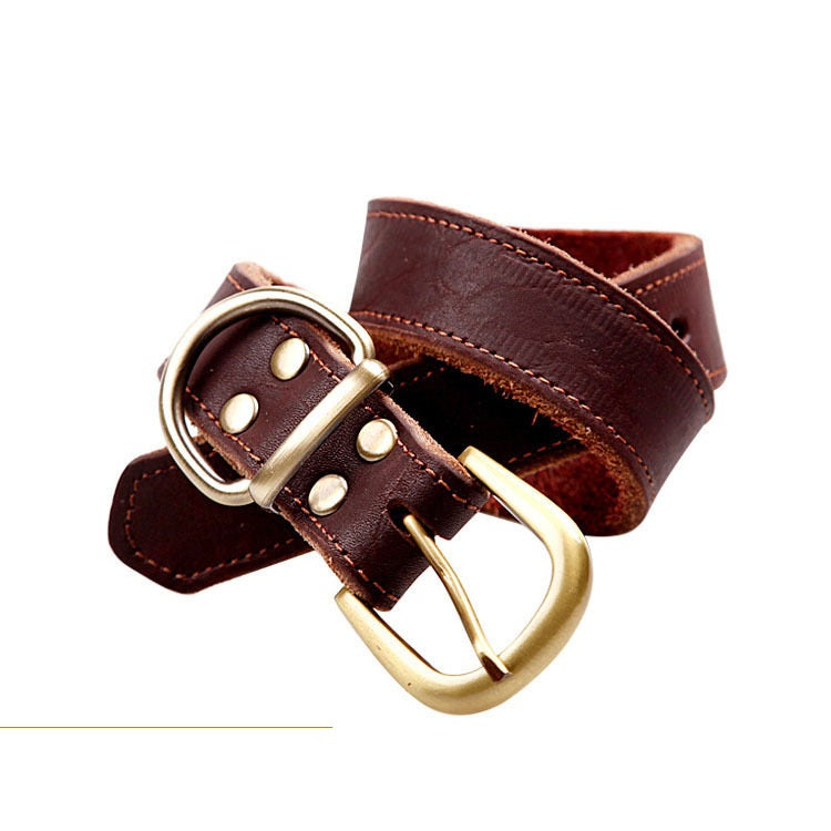 Genuine leather dog collar, photo 5