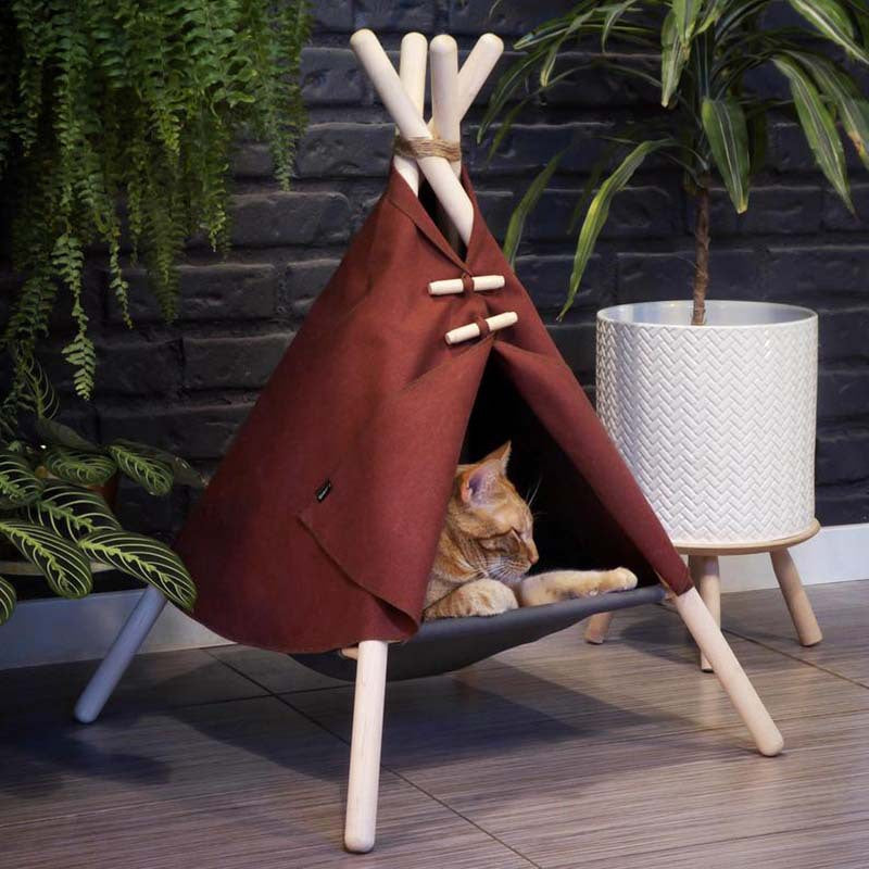 Nordic teepee pet bed, photo 6