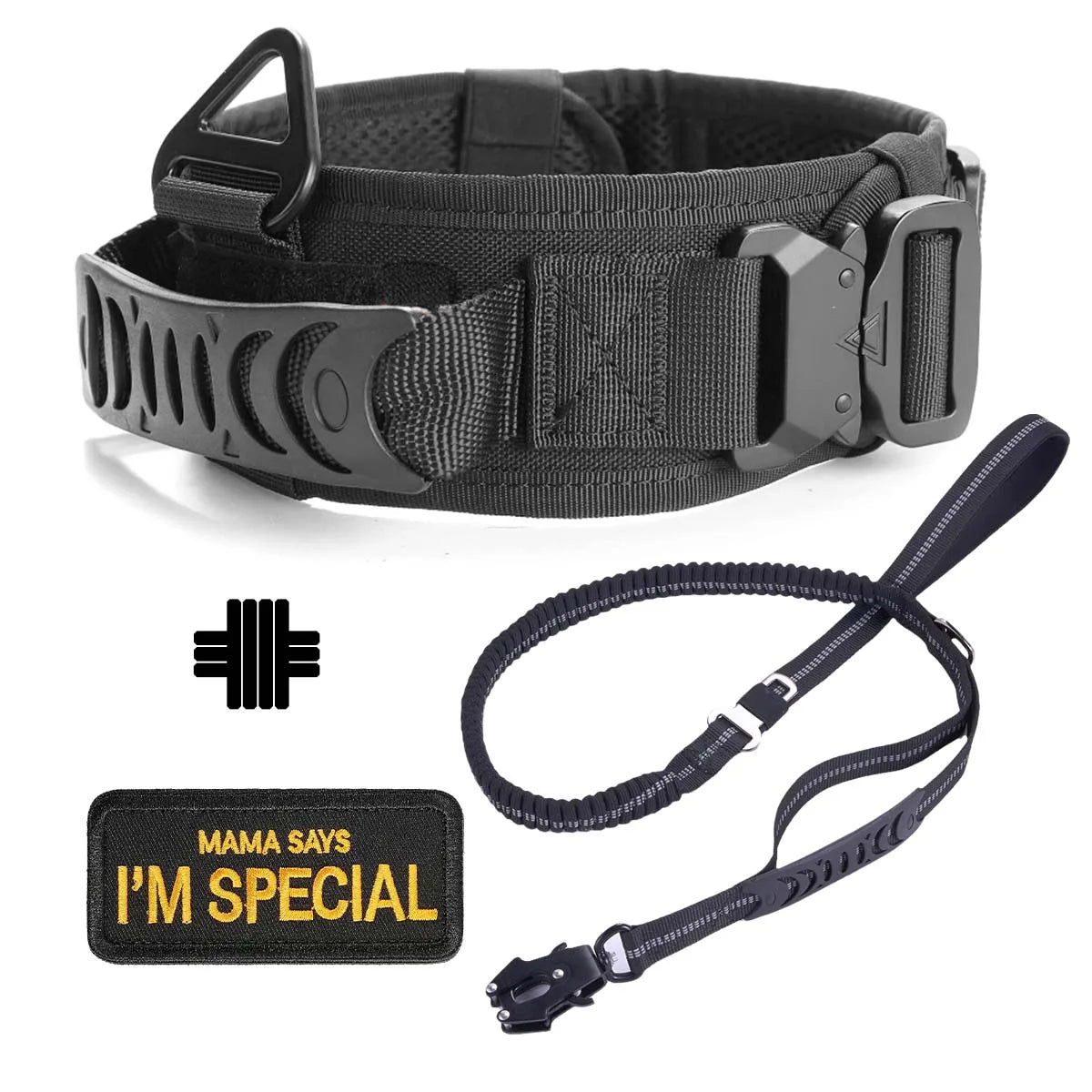 Ranger Reflective Military Dog Collar