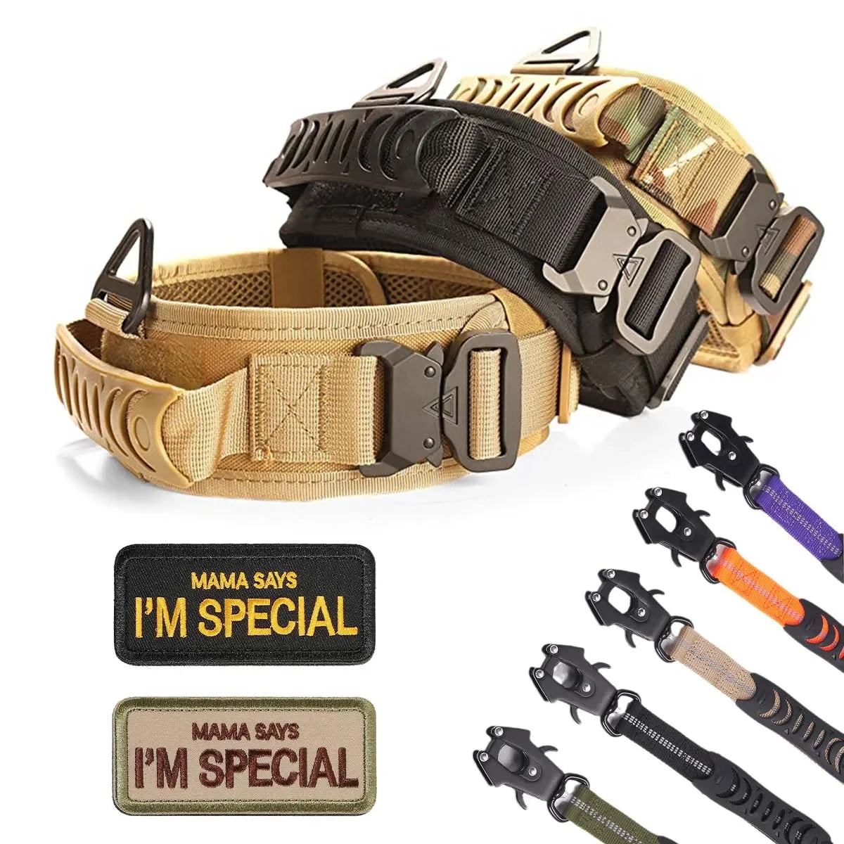 Ranger Reflective Military Dog Collar
