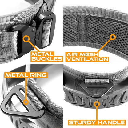 Ranger Reflective Military Dog Collar