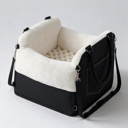 Fleecy Egg-Crate Booster Car Seat